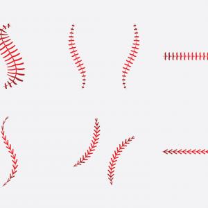 300x300 Free Baseball Laces Vector Illlustration Wallkeeper