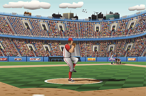 612x404 Baseball Stadium Clipart