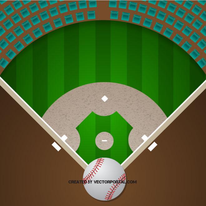 660x660 Baseball Theme Vector Graphics