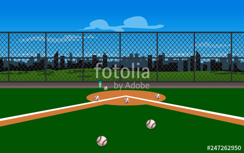 500x313 Baseball Stadium Background Stock Image And Royalty Free Vector