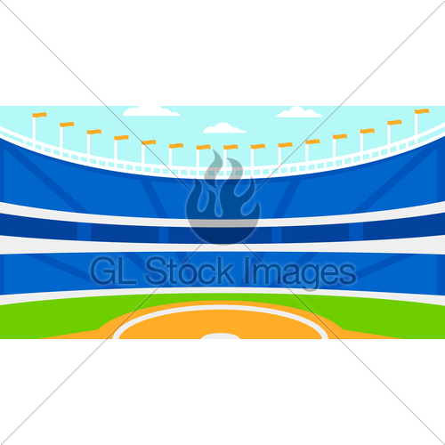 500x500 Background Of Baseball Stadium Gl Stock Images