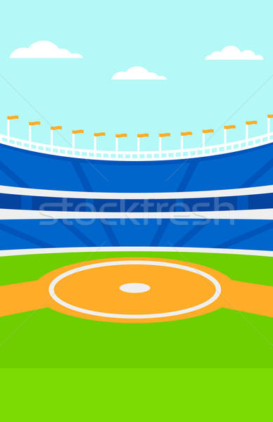 Baseball Stadium Vector At Vectorified.com 