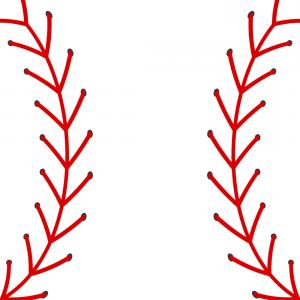 300x300 Baseball Stitches Vector Lace Isolated On Catchsplace