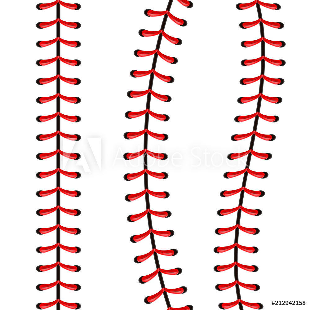Baseball Stitches Vector at Vectorified.com | Collection of Baseball