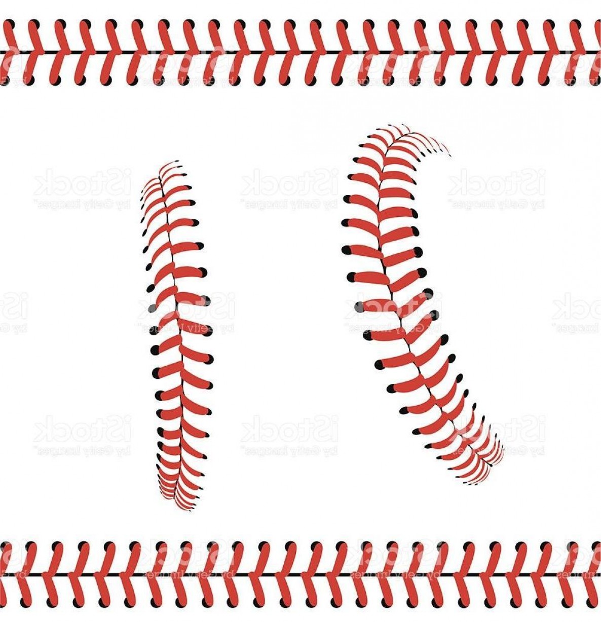 Baseball Stitches Vector at Vectorified.com | Collection of Baseball ...