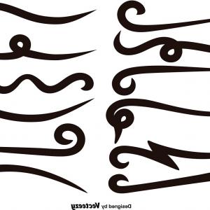 300x300 Photostock Vector Black Squiggle Swoosh Text Font Tail