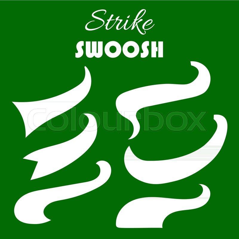 800x800 Vector Retro Swishes, Baseball Swash Stock Vector Colourbox