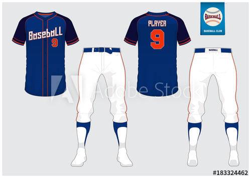 500x356 Baseball Uniform, Sport Jersey, T Shirt Sport, Short, Sock