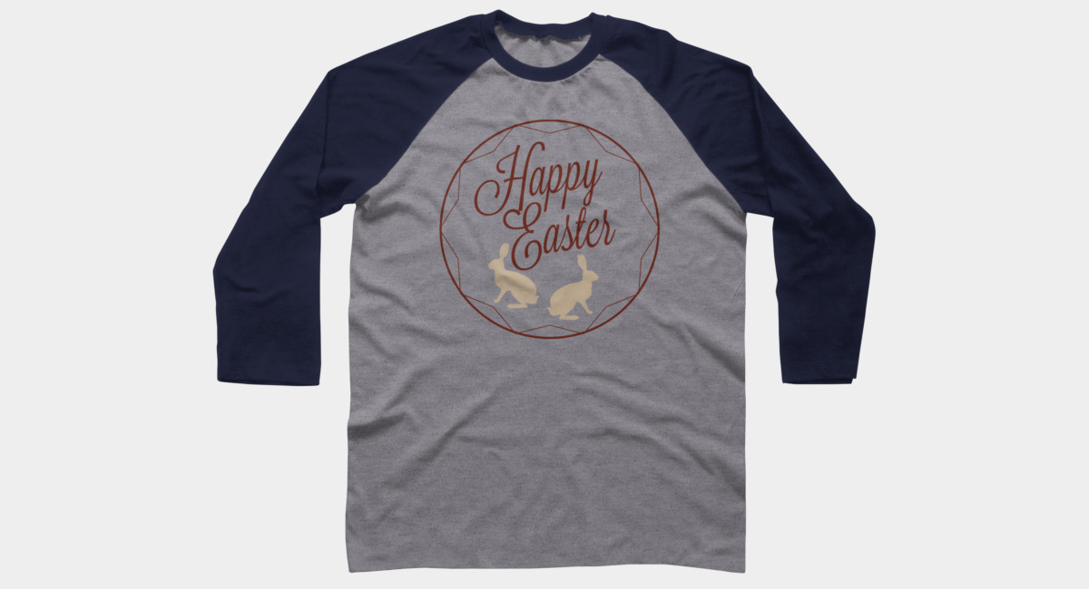 Vector Happy Easter Baseball Tee 1200x650 Vector Happy Easter Baseball Tee