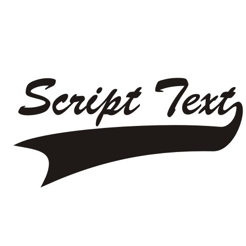 500x500 Baseball Letters Font Tails Sports Log