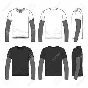 300x300 Long Sleeve T Shirt Vector Template Catchsplace