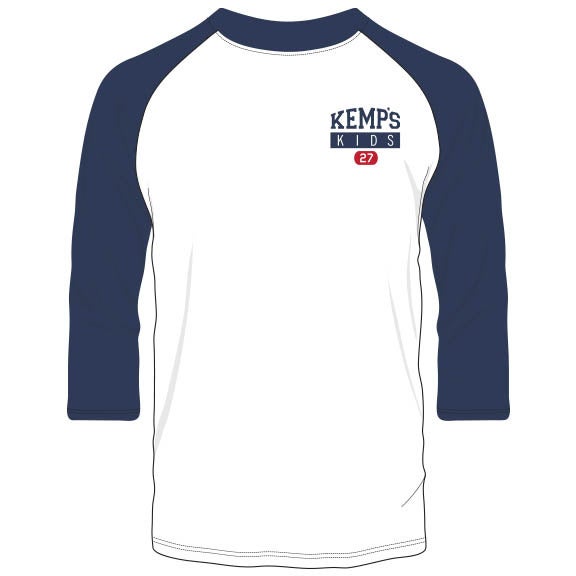576x576 Matt Kemp Adult Kemp's Kids Raglan Baseball Tee