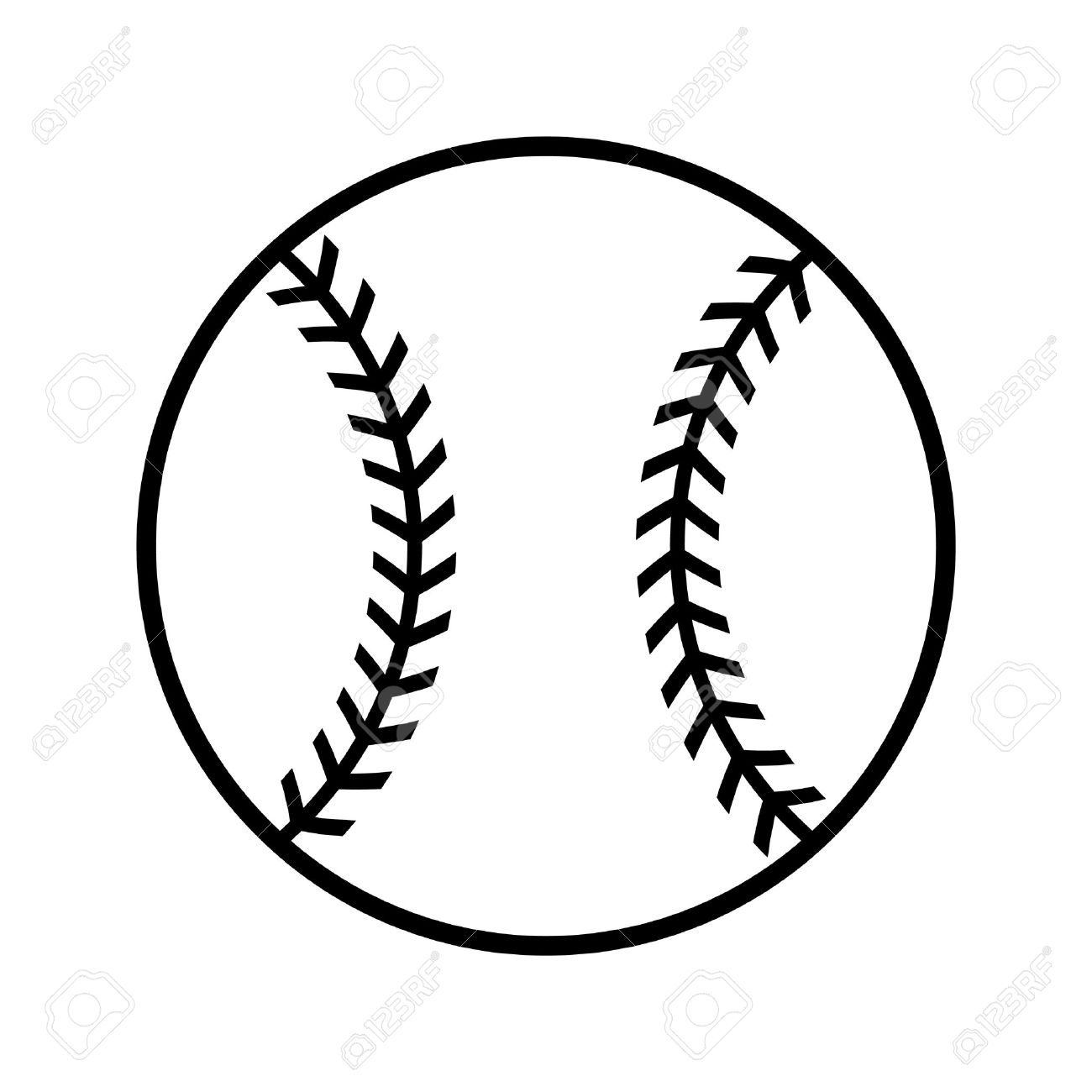 1300x1300 Baseball Vector Clipart