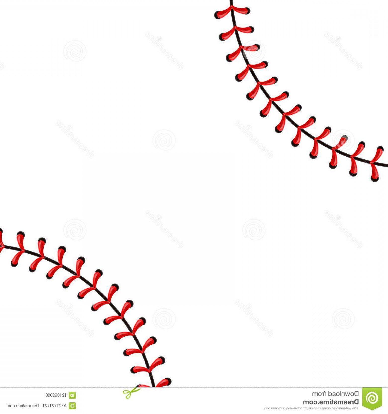 1560x1668 Creative Vector Illustration Sports Baseball Ball Stitches Red