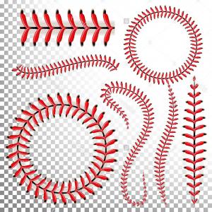 300x300 Lace From Baseball Set Vector Clipart Handandbeak