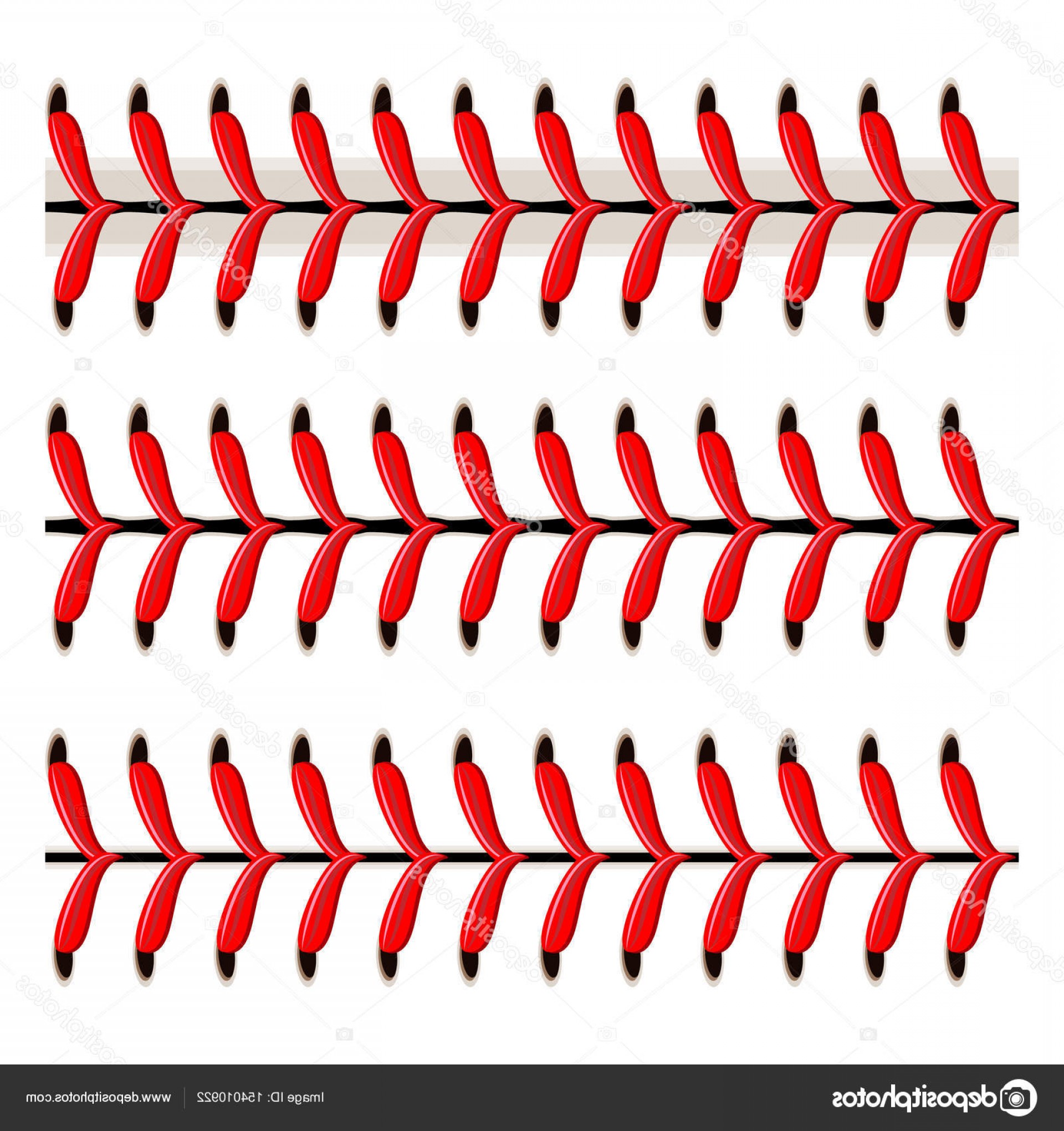 1920x2040 Stock Illustration Baseball Stitches Vector Set Baseball Geekchicpro