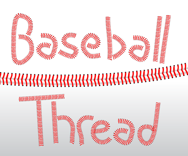 600x500 Vector Baseball Threads Illustrator Brushes Download Free Vector