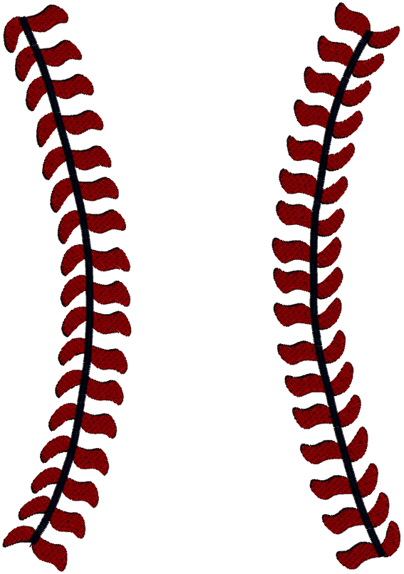 Baseball Stitches Png Images. 