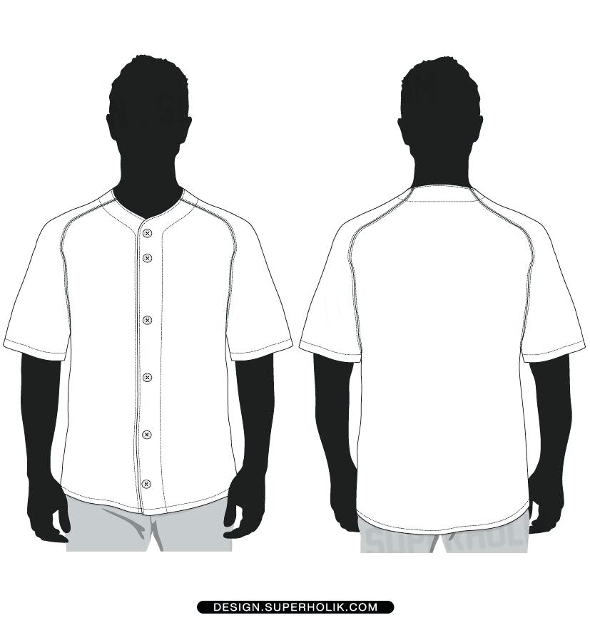 Baseball Shirt Template 827x870 Baseball Shirt Template