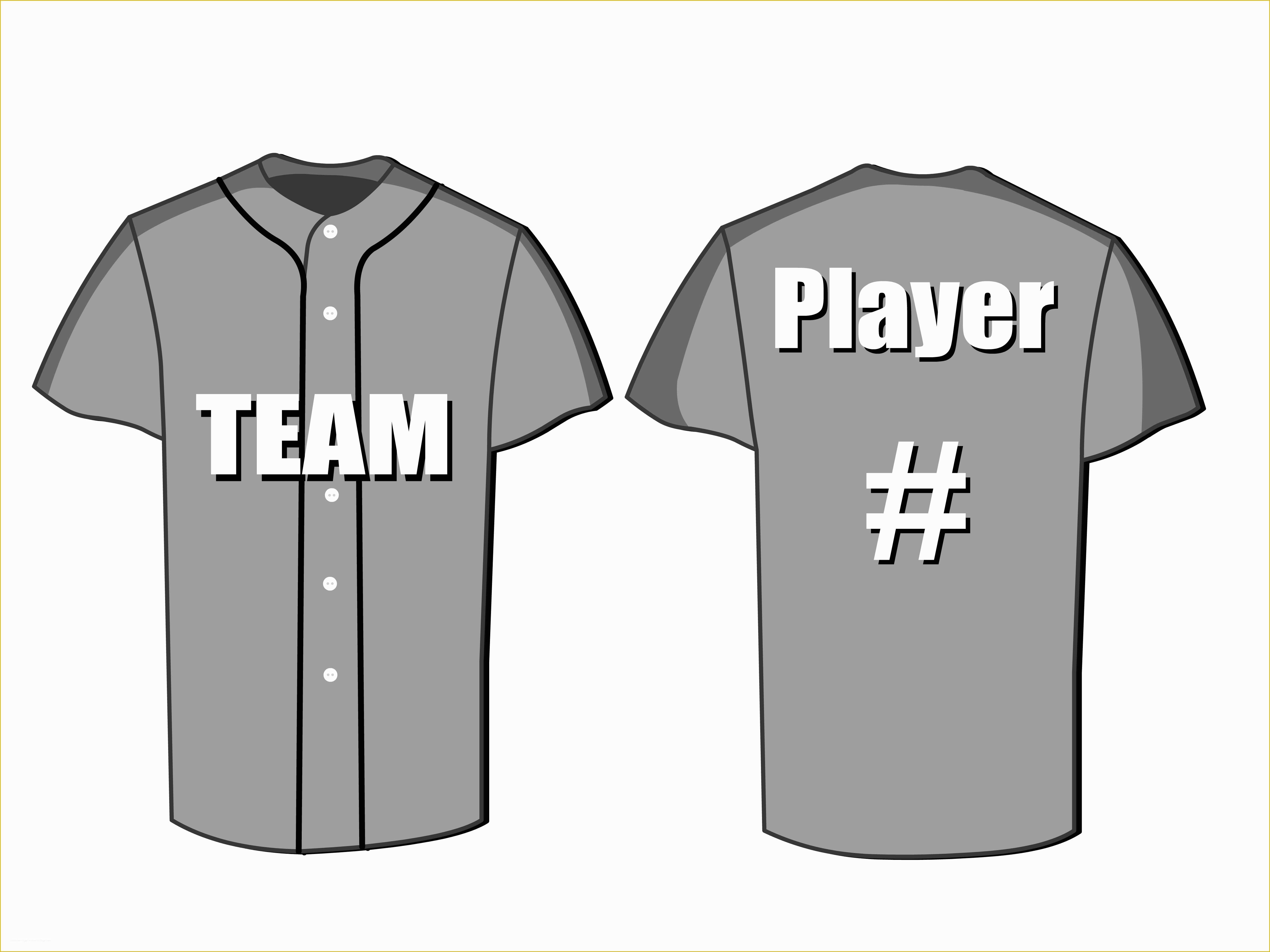 5000x3750 Baseball Jersey Vector Template Free Of Blank Soccer Jersey