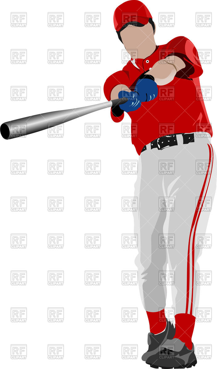 Baseball Player Front View Vector Image Of Sport And Leisure 704x1200 Baseball Player Front View Vector Image Of Sport And Leisure