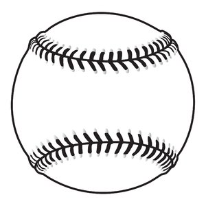 300x300 Baseball Too Vector Art