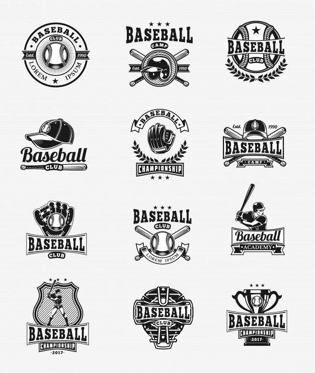 Vector Set Of Colored Baseball Badges, Stickers, Emblems Vector 626x741 Vector Set Of Colored Baseball Badges, Stickers, Emblems Vector