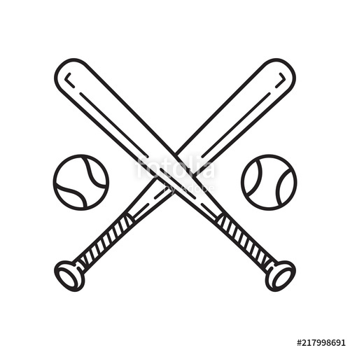 Baseball Vector Icon Logo Baseball Bat Cartoon Illustration Symbol 500x500 Baseball Vector Icon Logo Baseball Bat Cartoon Illustration Symbol