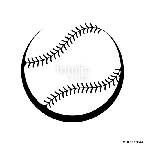 500x500 Baseball Vector Icon Stock Image And Royalty Free Vector