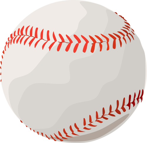 500x486 Baseball Ball Vector Image