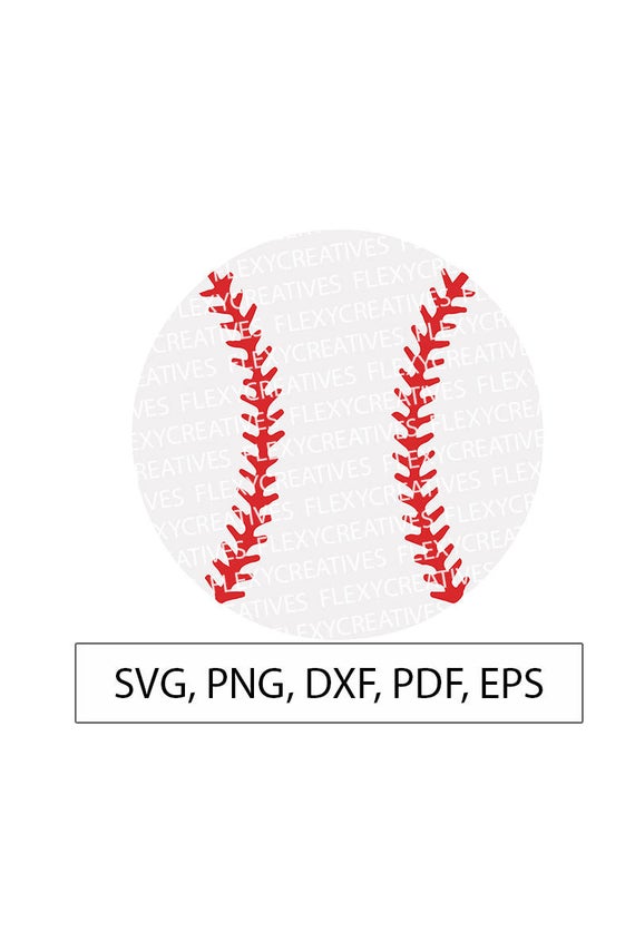 570x855 Baseball Baseball Vector Clipart Baseball Etsy