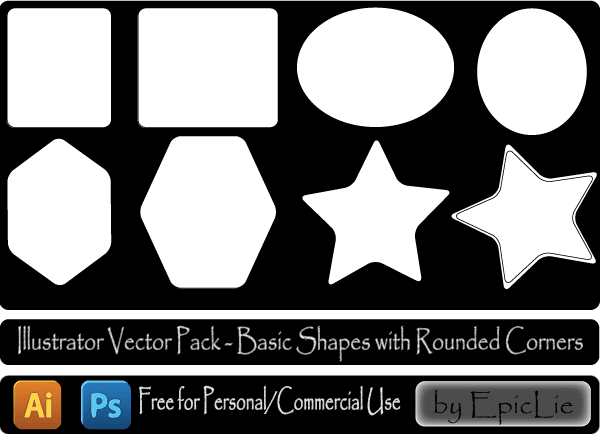 600x434 Free Geometric Shapes Vector Pack