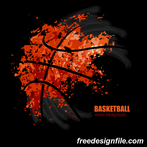 500x500 Dark Basketball Abstract Background Vectors Free Download