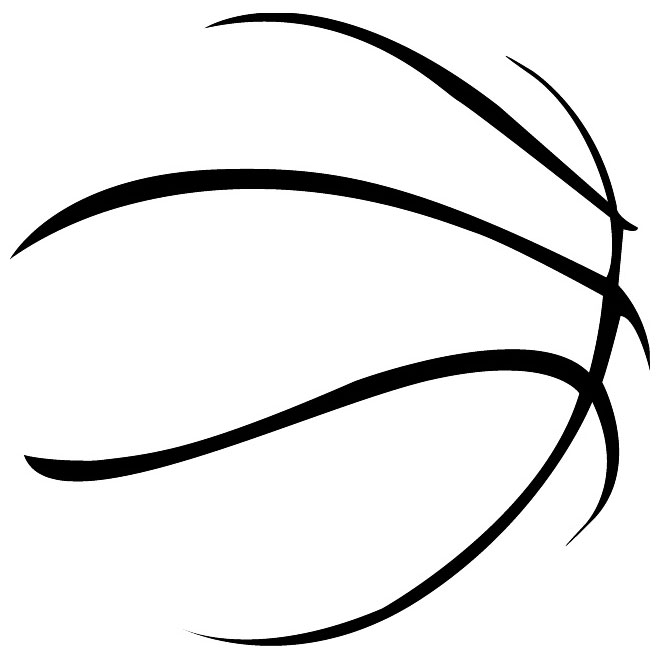 Basketball Ball Vector Image 660x660 Basketball Ball Vector Image