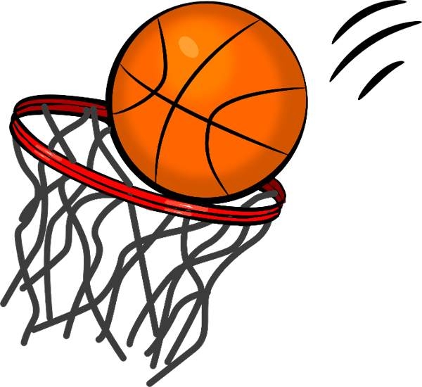 Basketball Clipart Vector 600x550 Basketball Clipart Vector