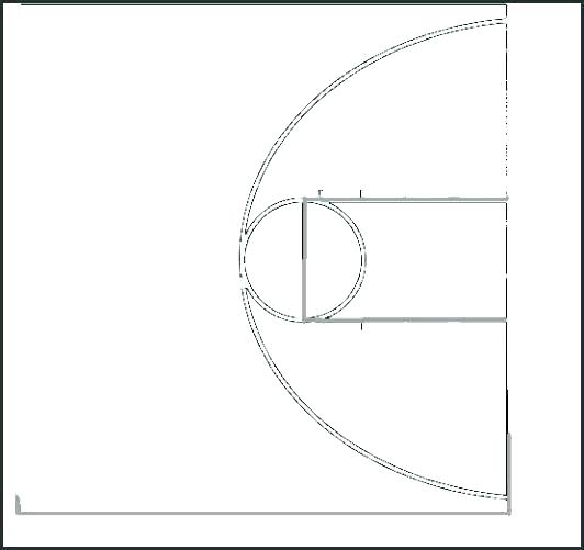 Basketball Court Lines Vector At Vectorified Com Collection Of
