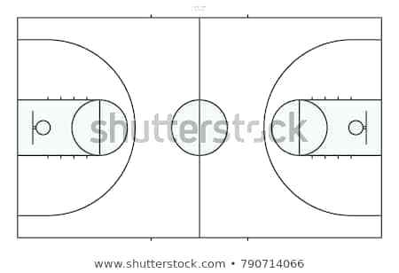 Basketball Court Lines Vector at Vectorified.com | Collection of ...