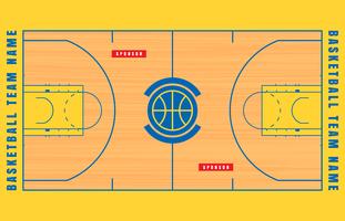 311x200 Basketball Court Free Vector Art