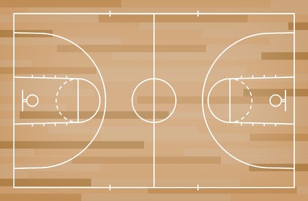 450x294 Basketball Court Floor With Line On Wood Pattern Texture