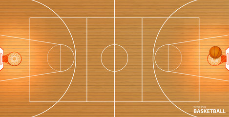469x240 Basketball Court Vector Background Background Download