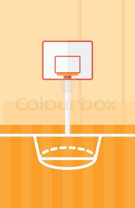 518x800 Background Of Basketball Court Vector Stock Vector Colourbox