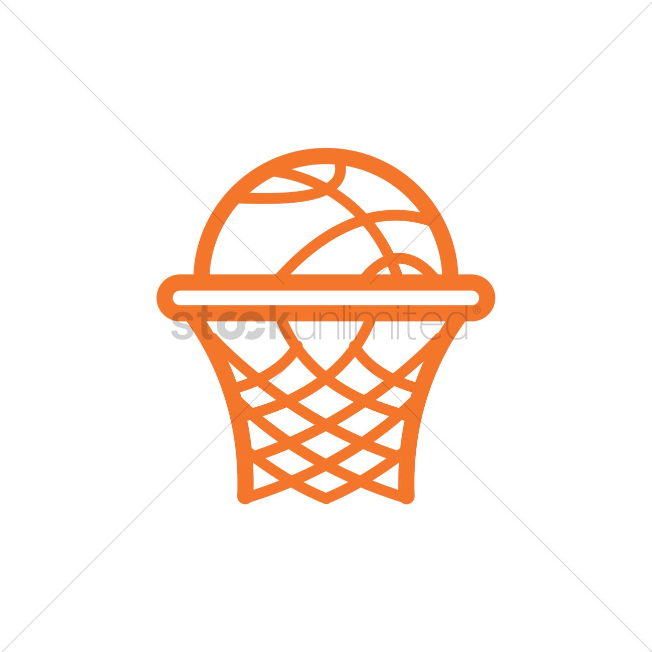 1300x1300 Basketball Hoop Vector Image