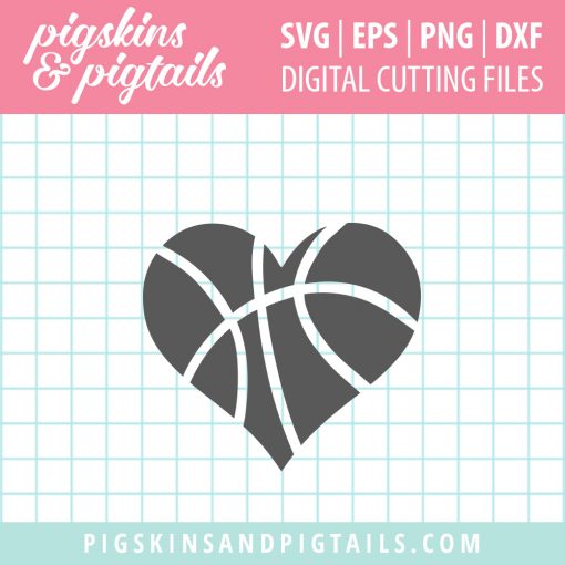 510x510 Basketball Heart