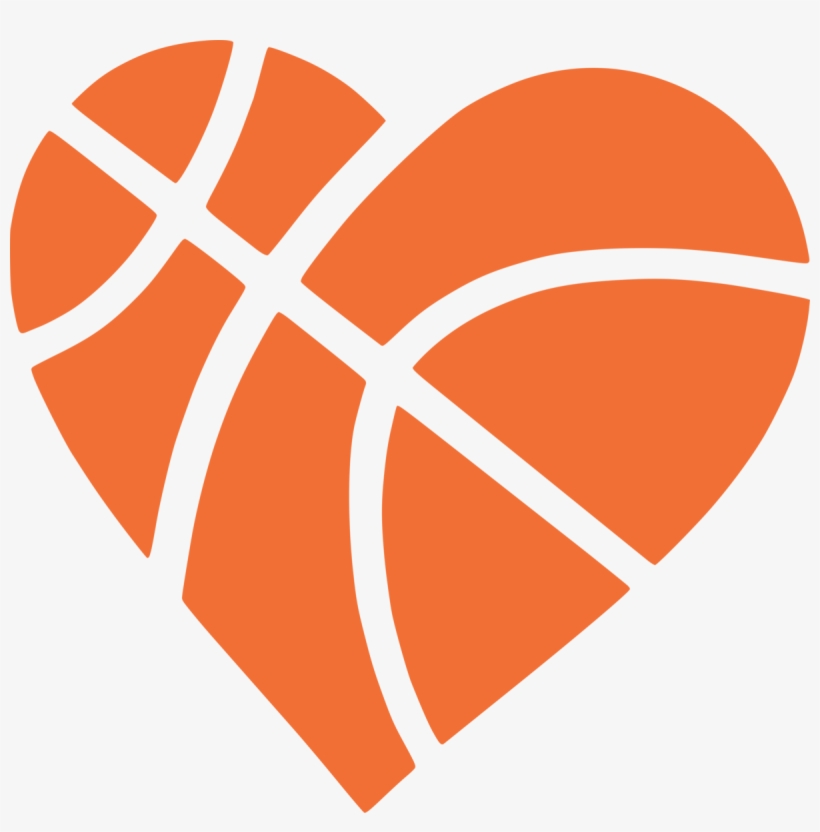820x832 Basketball Heart Vector