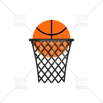 400x400 Basketball Ball In Ring Vector Image Of Sport And Leisure
