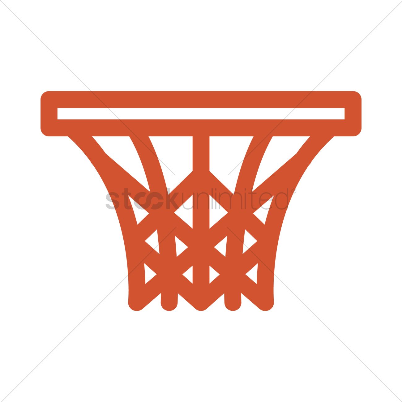 1300x1300 Basketball Hoop Vector Image