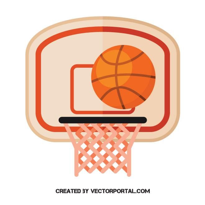 660x660 Basketball Hoop Vector Image Sports Free Vectors Basketball