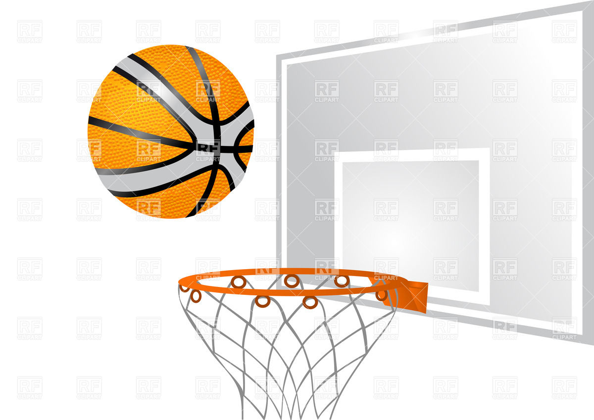 1200x849 Basketball Hoop With Ball Vector Image Of Sport And Leisure