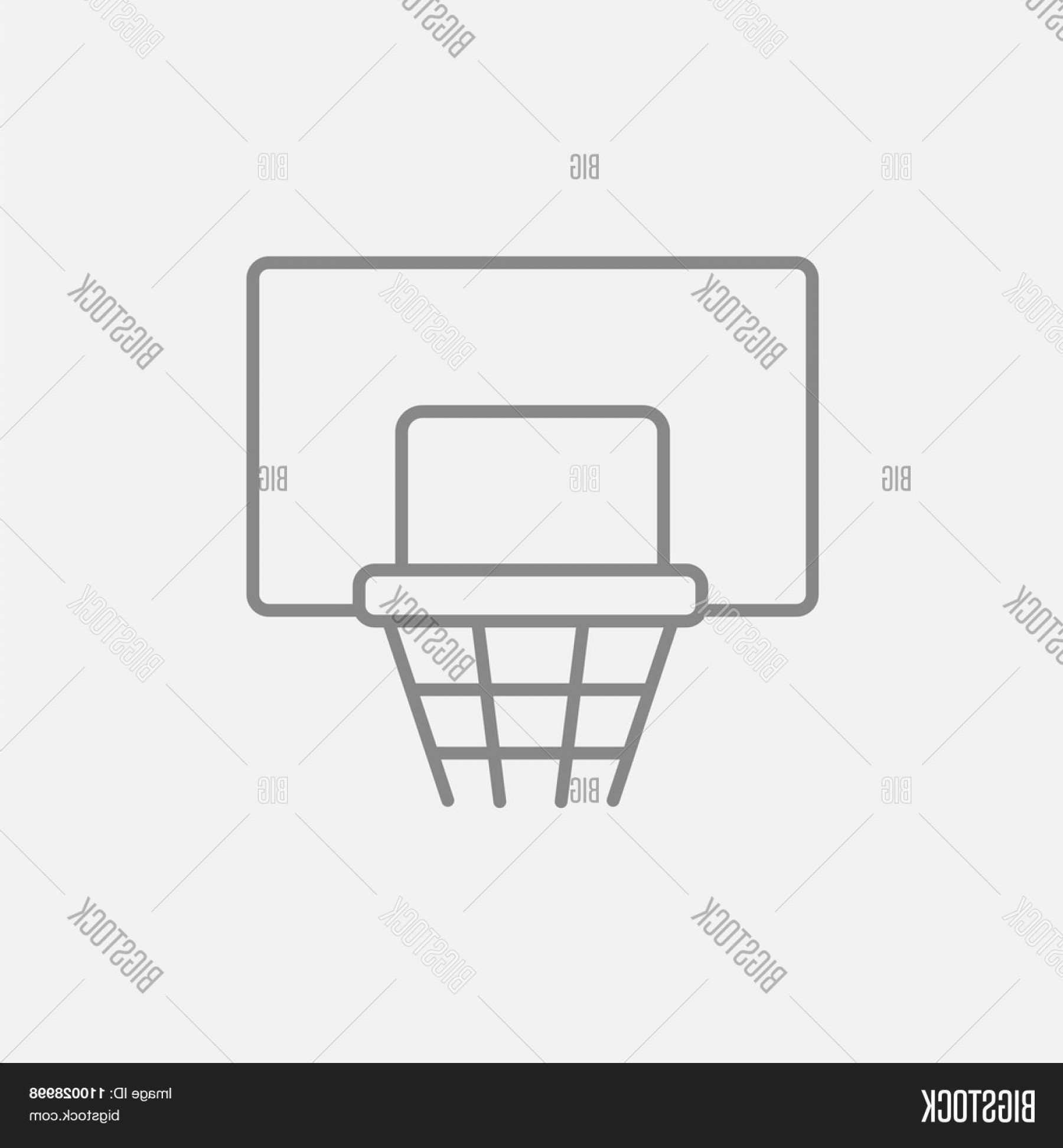 1800x1944 Stock Vector Basketball Hoop Line Icon For Webc Mobile