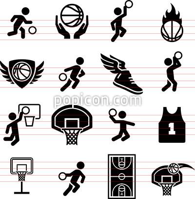 400x407 Basketball Icons
